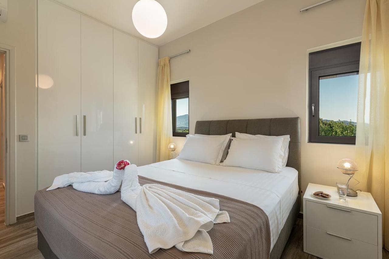 Villa Enny, 3 Bd With Private Heated Pool Agia  Bagian luar foto