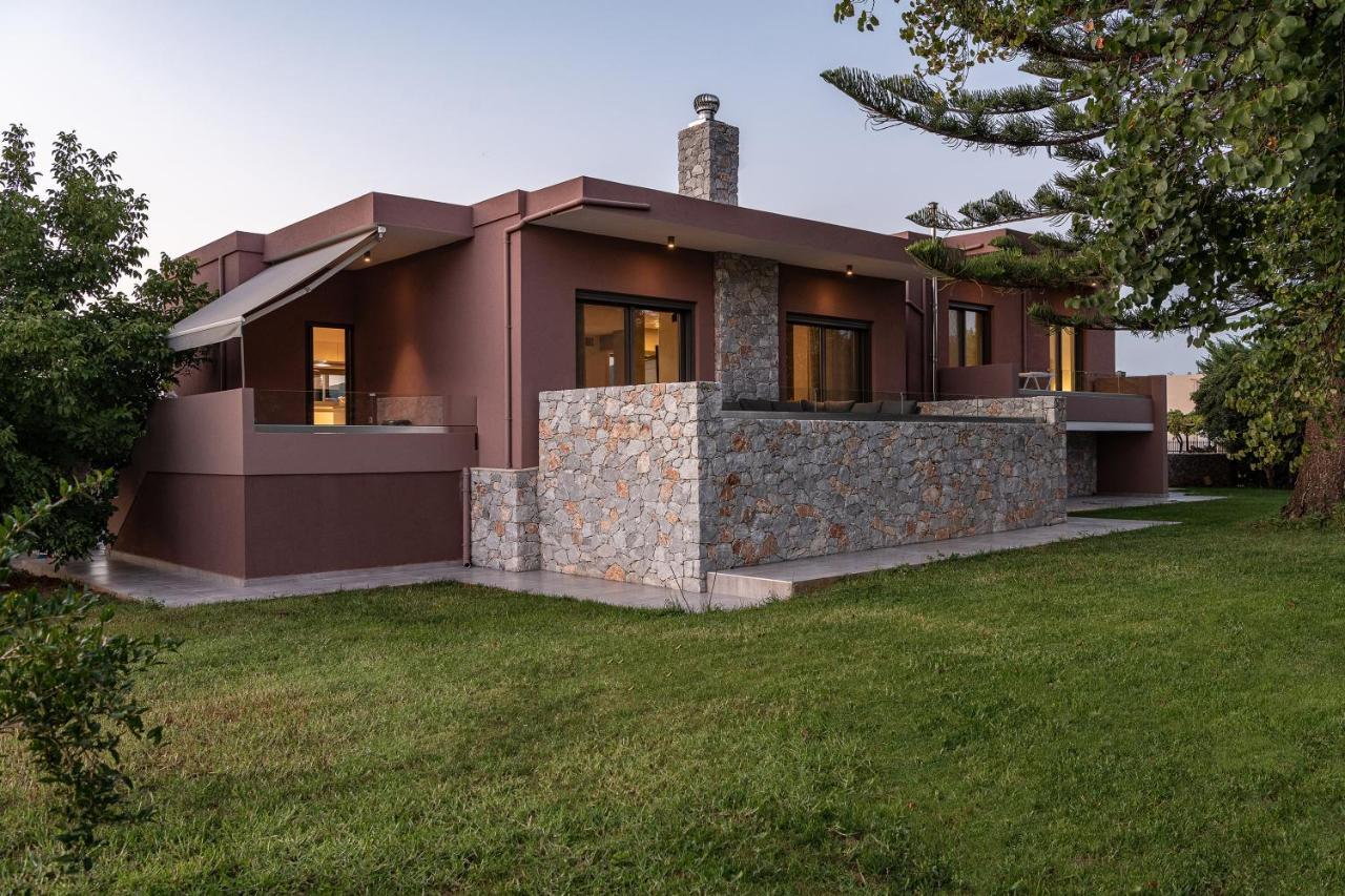 Villa Enny, 3 Bd With Private Heated Pool Agia  Bagian luar foto